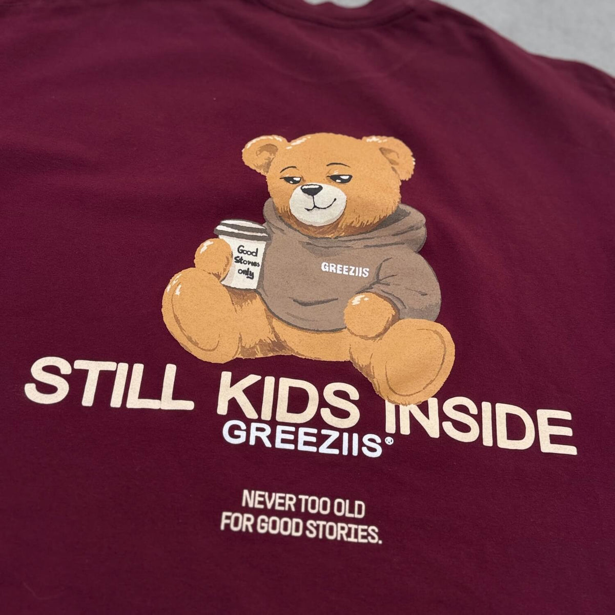 STILL KIDS INSIDE - Vínové tričko