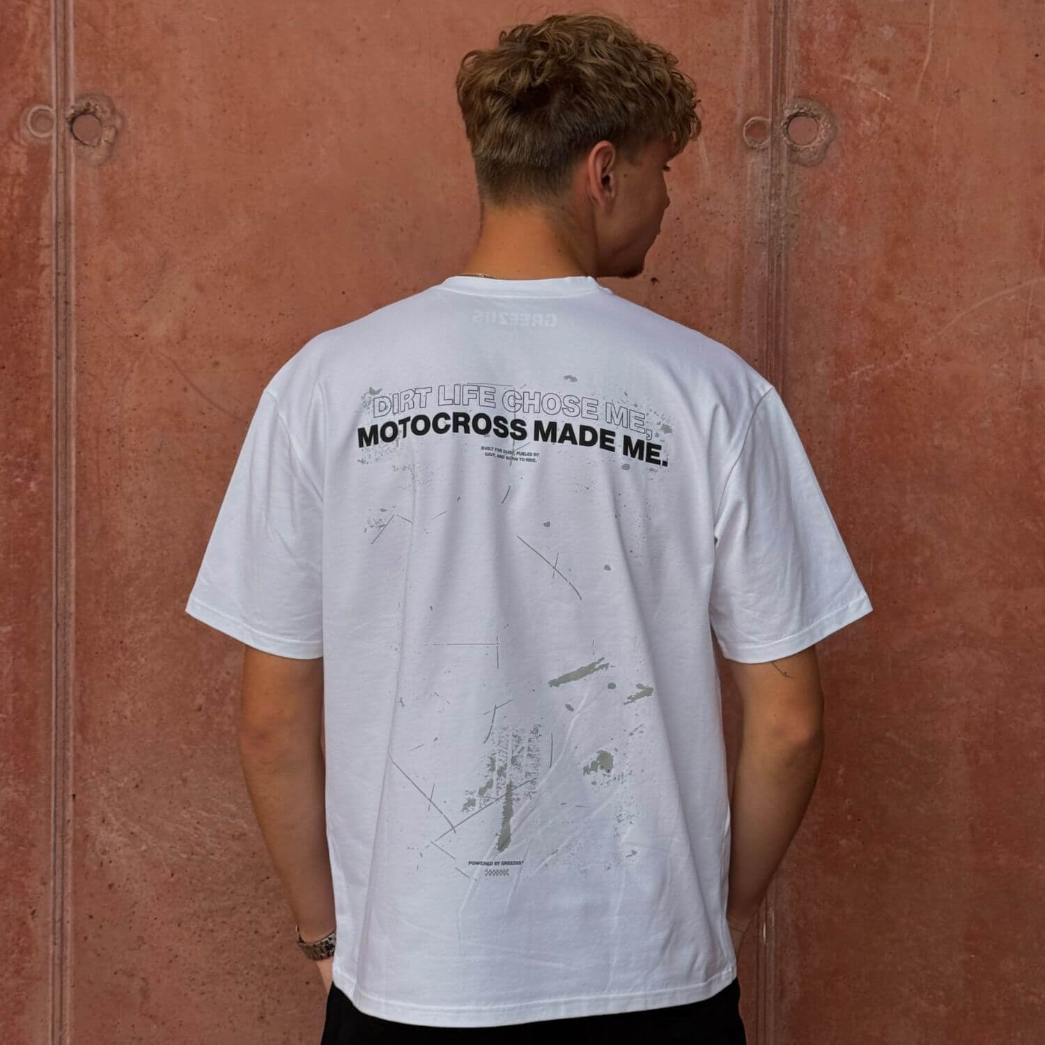 Oversize tričko - DIRT LIFE CHOSE ME