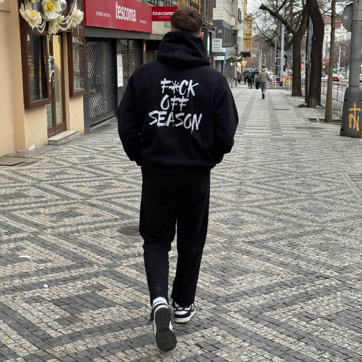 Oversize mikina - F*ck Off-season