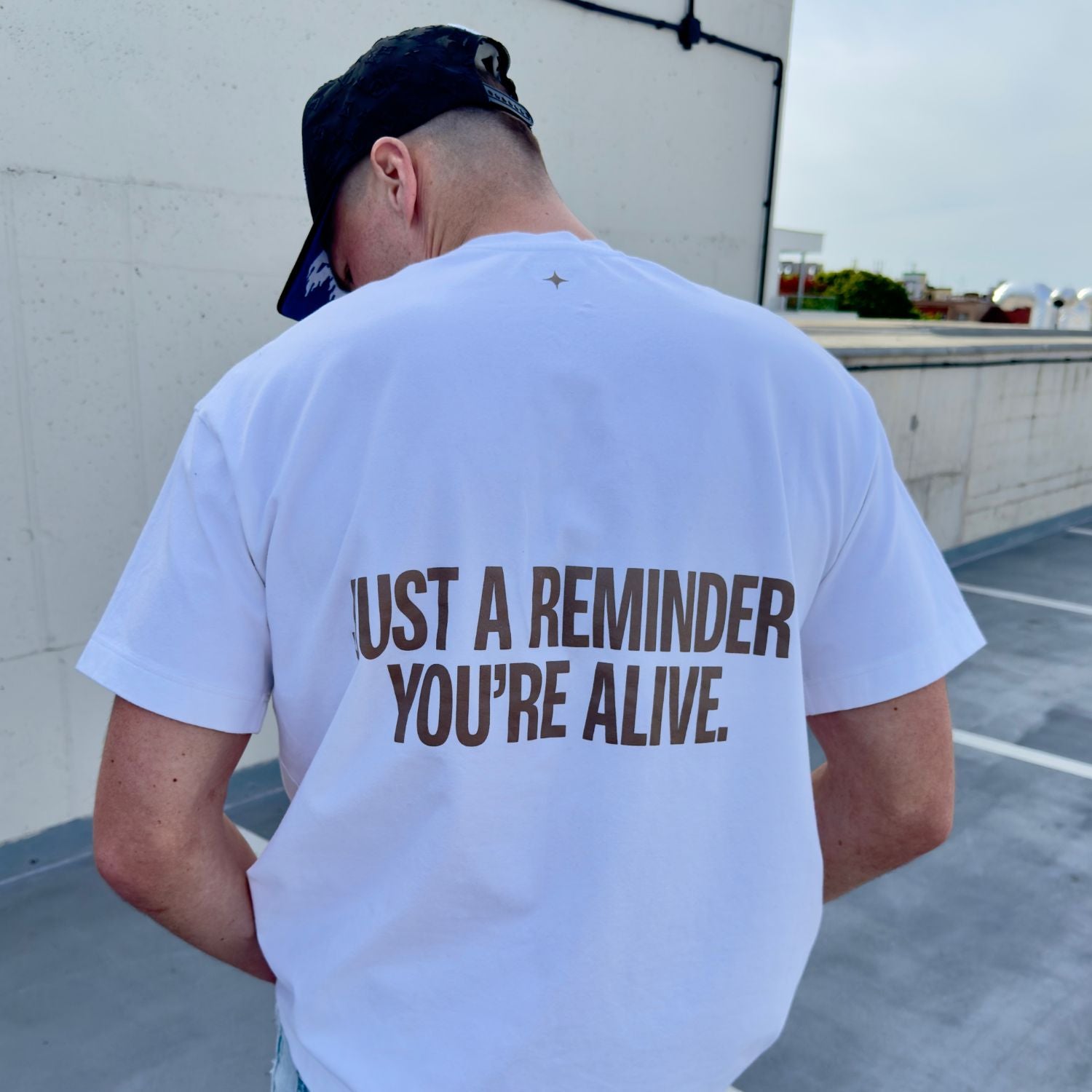 REMINDER YOU'RE ALIVE - Bílé tričko